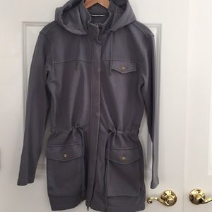 Orvis knit jacket with hood